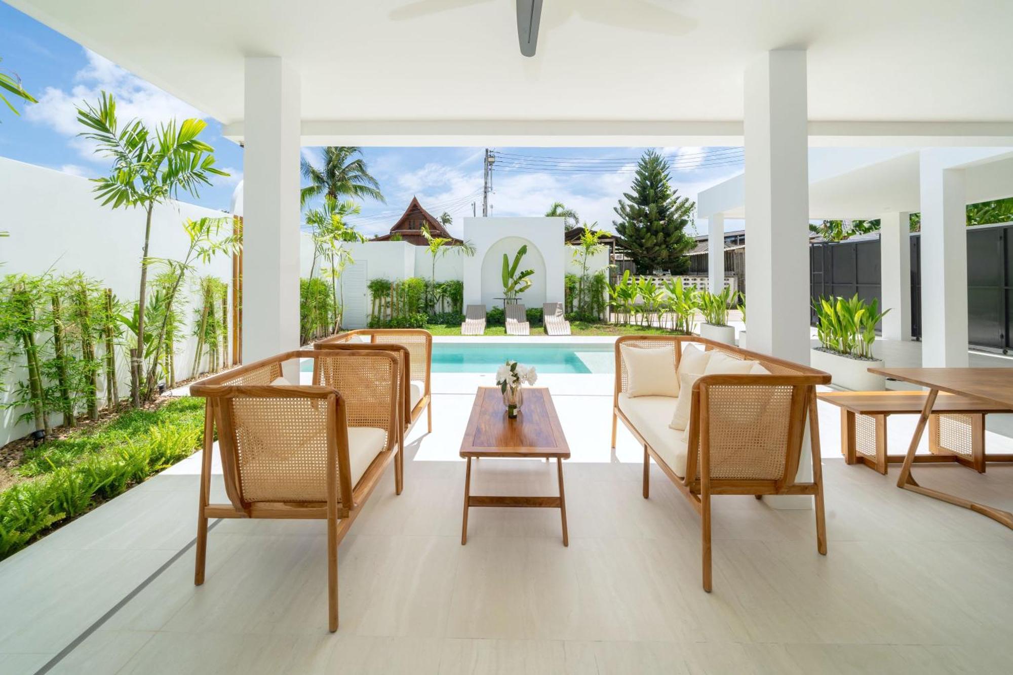 Brand New 4Br Balinese Style Pool Villa Kaia Just 5 Min Drive From Naiharn Beach Rawai Bagian luar foto